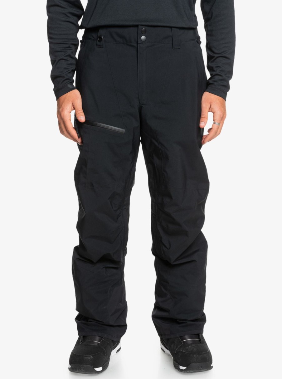 Mens Quiksilver Snow Pants | Mission Shell Pro Gore-Tex® Snow Pants True Black