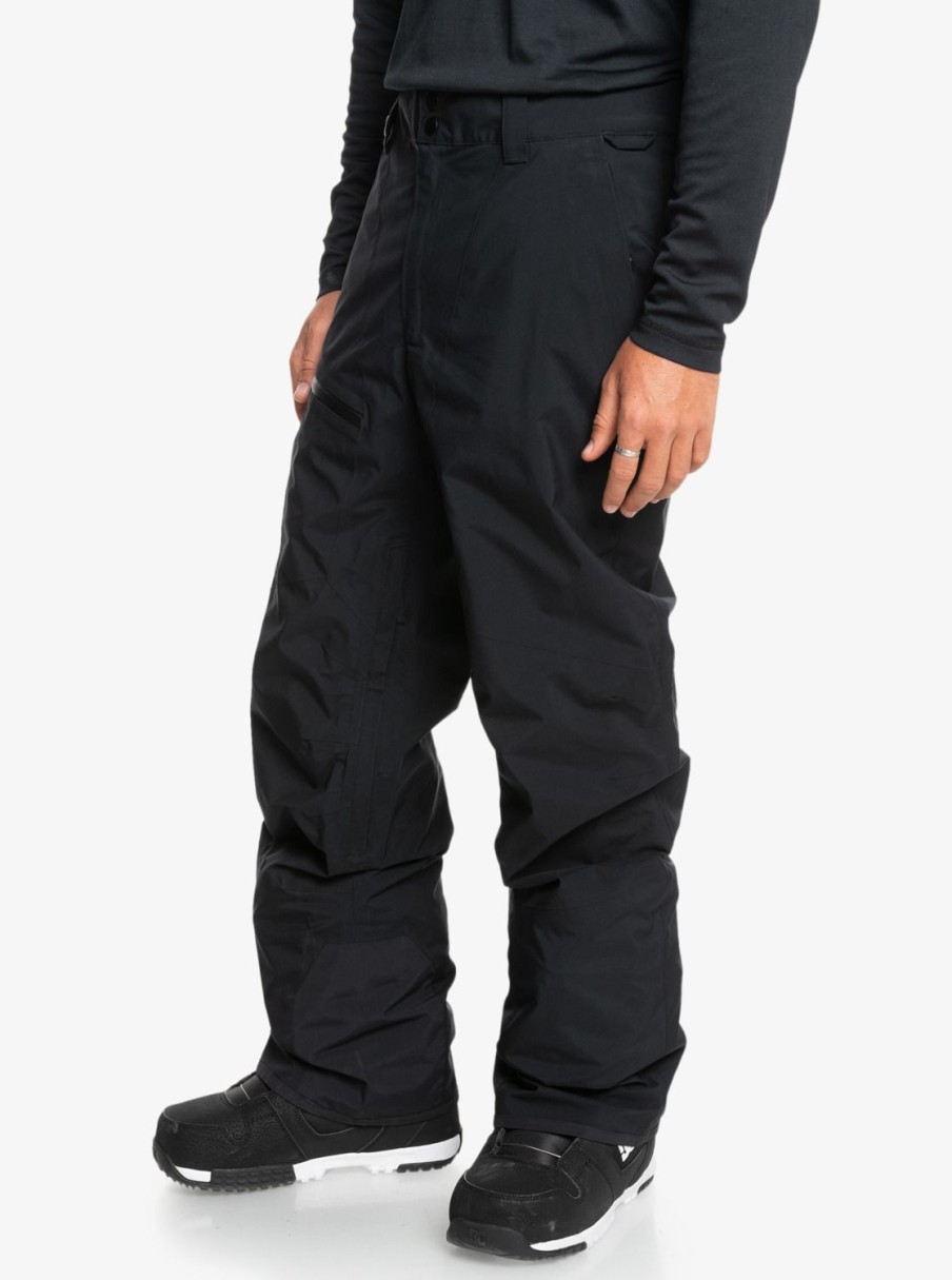 Mens Quiksilver Snow Pants | Mission Shell Pro Gore-Tex® Snow Pants True Black