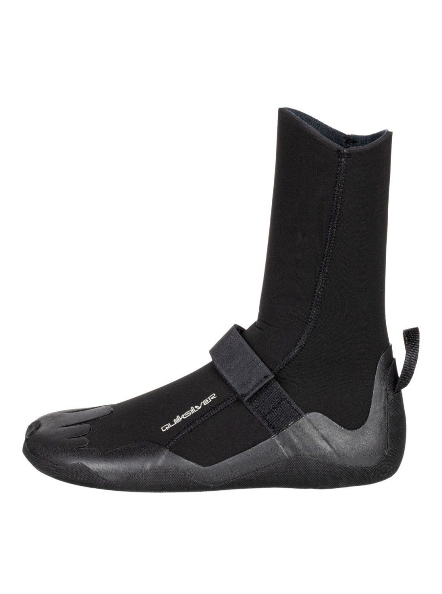 Mens Quiksilver Wetsuits | 5Mm Everyday Sessions Wetsuit Boots Black