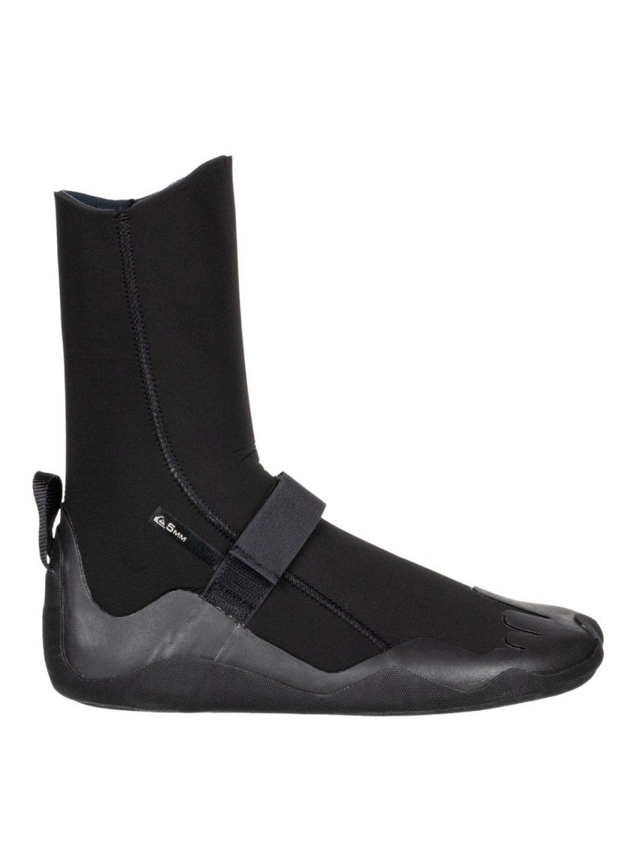 Mens Quiksilver Wetsuits | 5Mm Everyday Sessions Wetsuit Boots Black