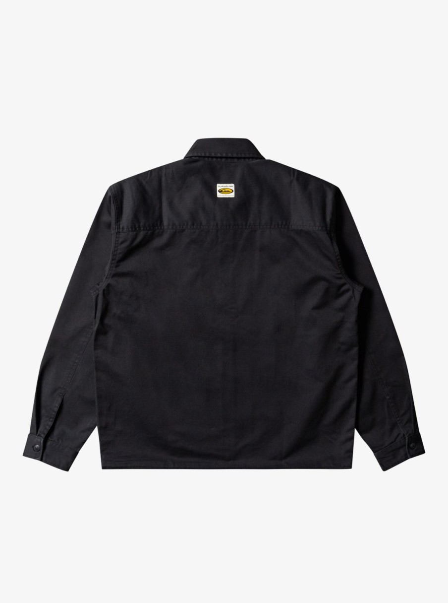 Mens Quiksilver Jackets | The Saturn Transeasonal Jacket Black