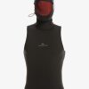 Mens Quiksilver Wetsuits | 2/2 Marathon Sessions Hooded Wetsuit Vest Black