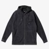 Mens Quiksilver Sweatshirts & Hoodies | Super Swell Zip-Up Hoodie Black Super Swell