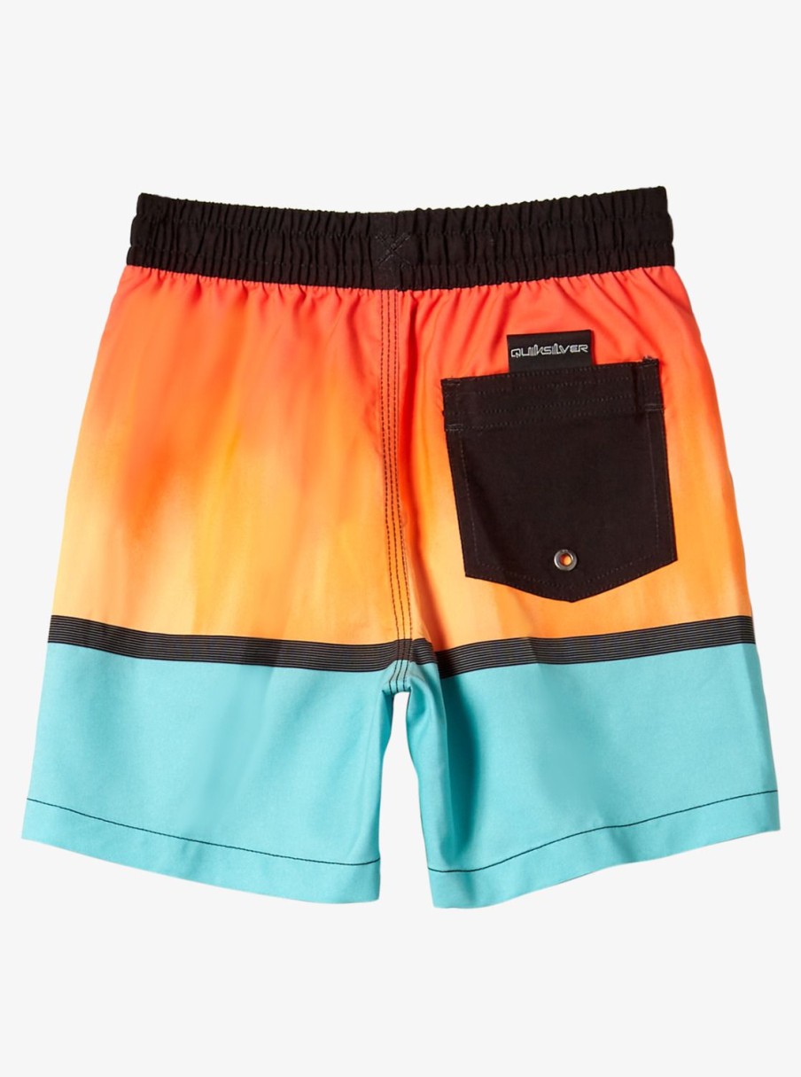 Mens Quiksilver Boardshorts | Boy'S 8-16 Everyday Mix 12" Volleys Orange Pop