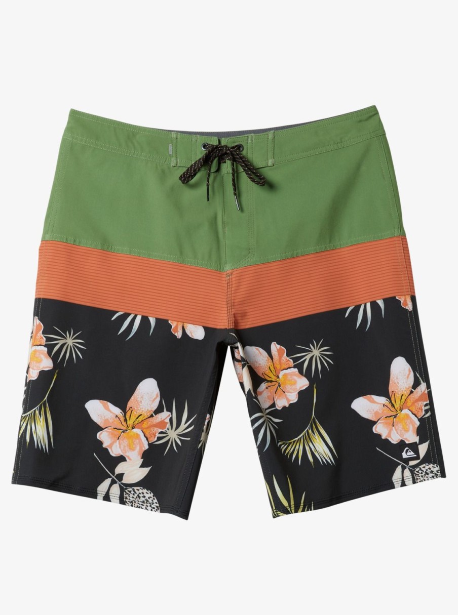 Mens Quiksilver Boardshorts | Surfsilk Panel 20" Boardshorts Black