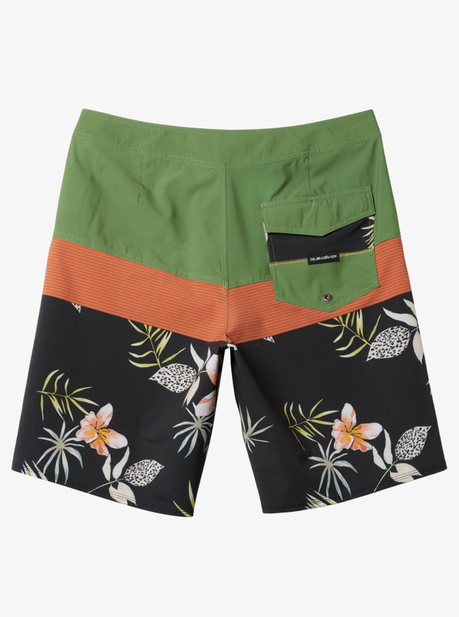 Mens Quiksilver Boardshorts | Surfsilk Panel 20" Boardshorts Black