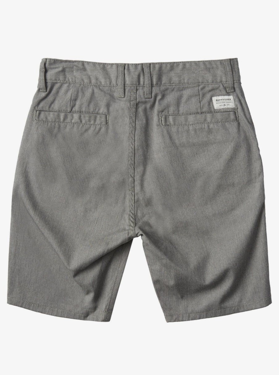 Boys Quiksilver Shorts | Boy'S 8-16 New Everyday Union Stretch Chino Shorts Light Grey Heather