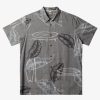 Waterman Quiksilver | Waterman Right Point Short Sleeve Shirt Granite Gray Right Point