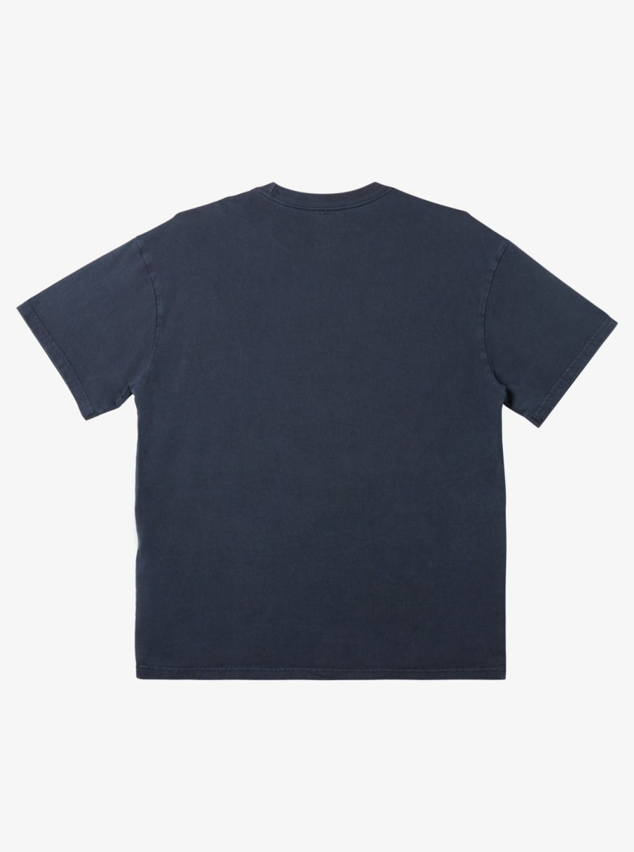 Mens Quiksilver Tees | Fully Charged Msw T-Shirt Midnight Navy