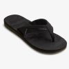 Mens Quiksilver Sandals | Island Oasis Squish Sandals Black 2