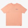 Mens Quiksilver Tees | Waterman Trophy Catch Qt-Shirt Peach Pink