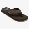 Mens Quiksilver Sandals | Monkey Wrench Core Sandals Brown 1