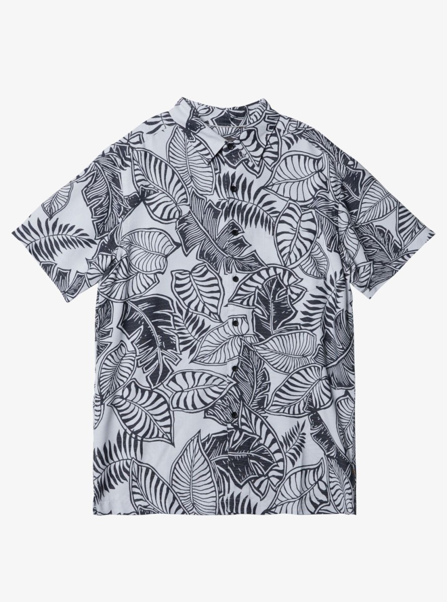 Waterman Quiksilver | Waterman Siesta Short Sleeve Shirt Black / Wht