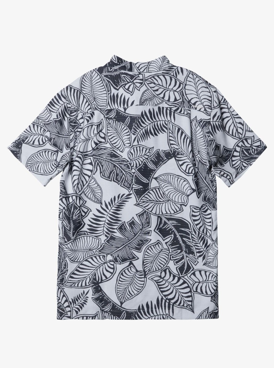 Waterman Quiksilver | Waterman Siesta Short Sleeve Shirt Black / Wht