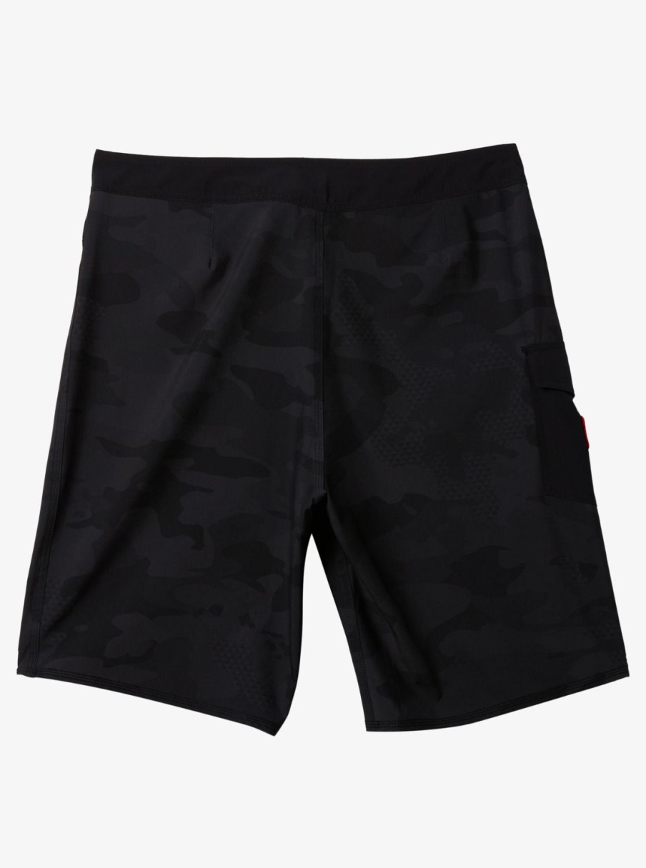 Mens Quiksilver Shorts & Amphibians | Surfsilk Hawaii Camo 21 21" Boardshorts Black