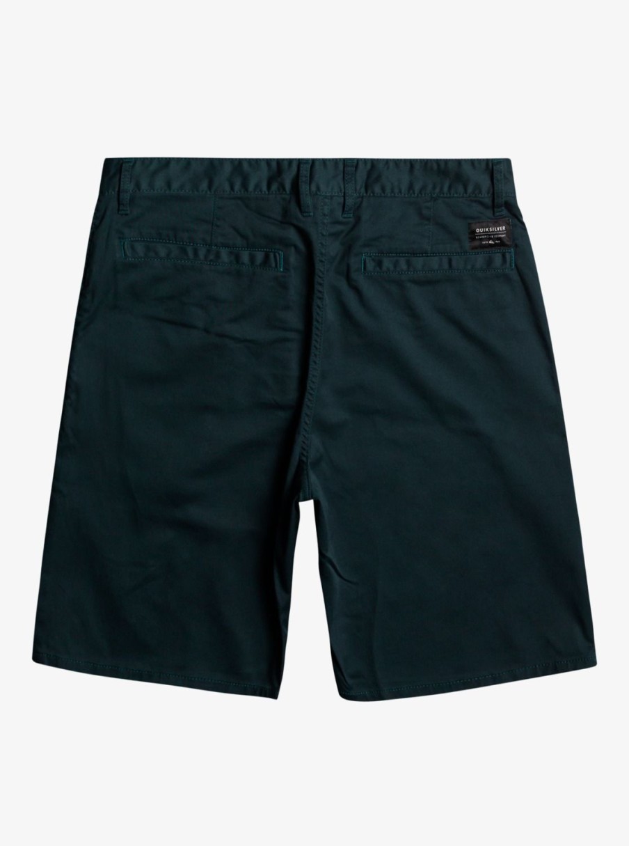 Mens Quiksilver Shorts & Amphibians | Everyday Union Stretch Chino 20" Shorts Navy Blazer