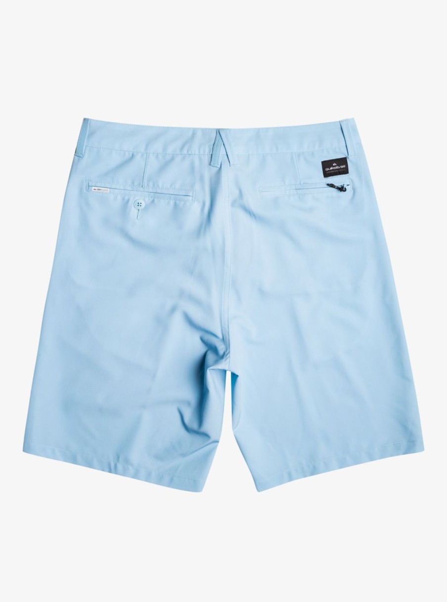 Mens Quiksilver Boardshorts | Ocean Union Amphibian 20" Hybrid Shorts Clear Sky