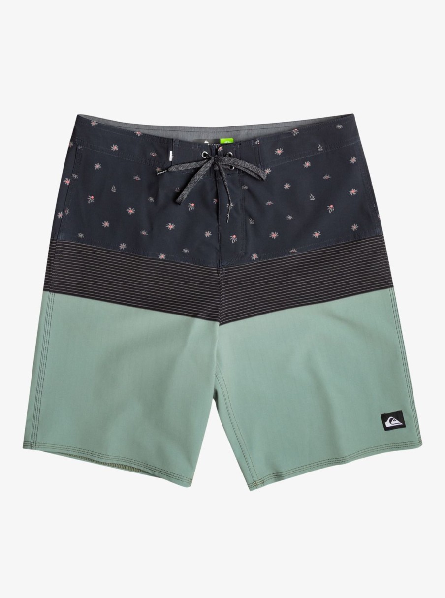 Mens Quiksilver Boardshorts | Surfsilk Panel 20" Boardshorts Laurel Wreath