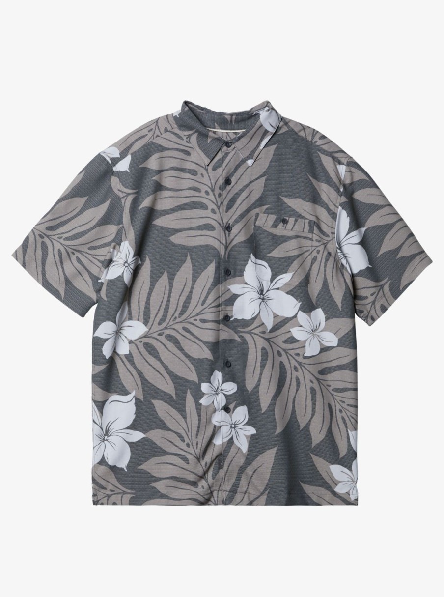 Waterman Quiksilver | Waterman Shonan Short Sleeve Shirt Dark Slate