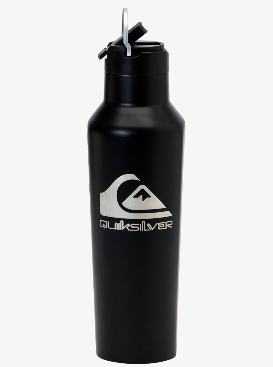 Mens Quiksilver Water Bottles | Quiksilver X Corkcicle Water Bottle Black