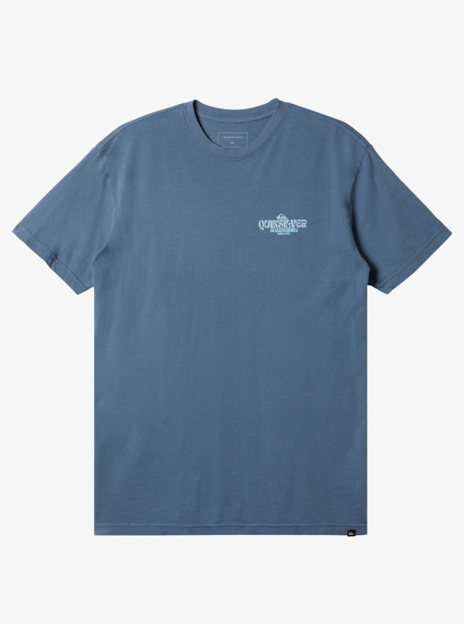 Mens Quiksilver Tees | Bold Move T-Shirt Bering Sea