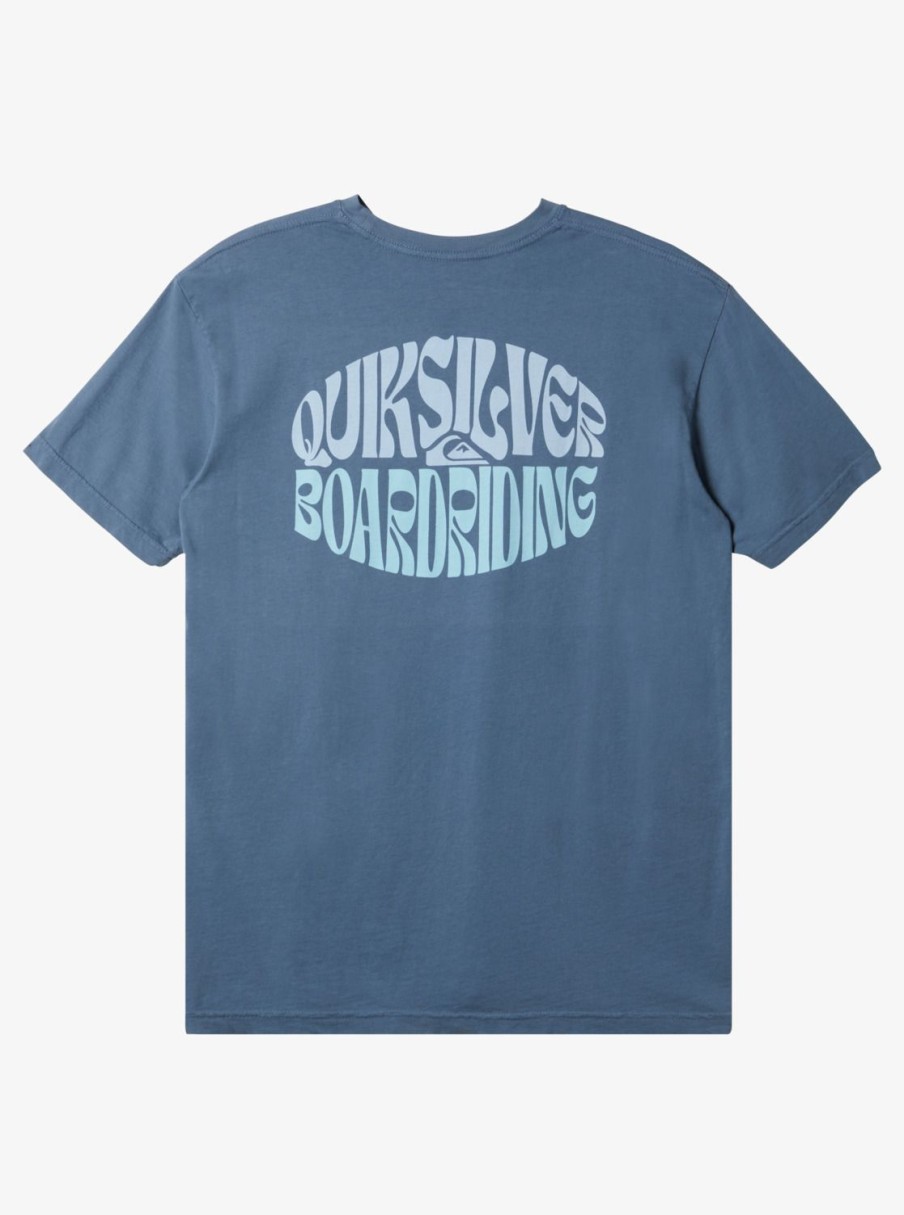 Mens Quiksilver Tees | Bold Move T-Shirt Bering Sea