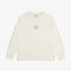 Mens Quiksilver Tees | Off Grid Long Sleeve T-Shirt Snow White