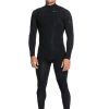 Mens Quiksilver Wetsuits | 4/3 Everyday Sessions Chest Zip Wetsuit Black