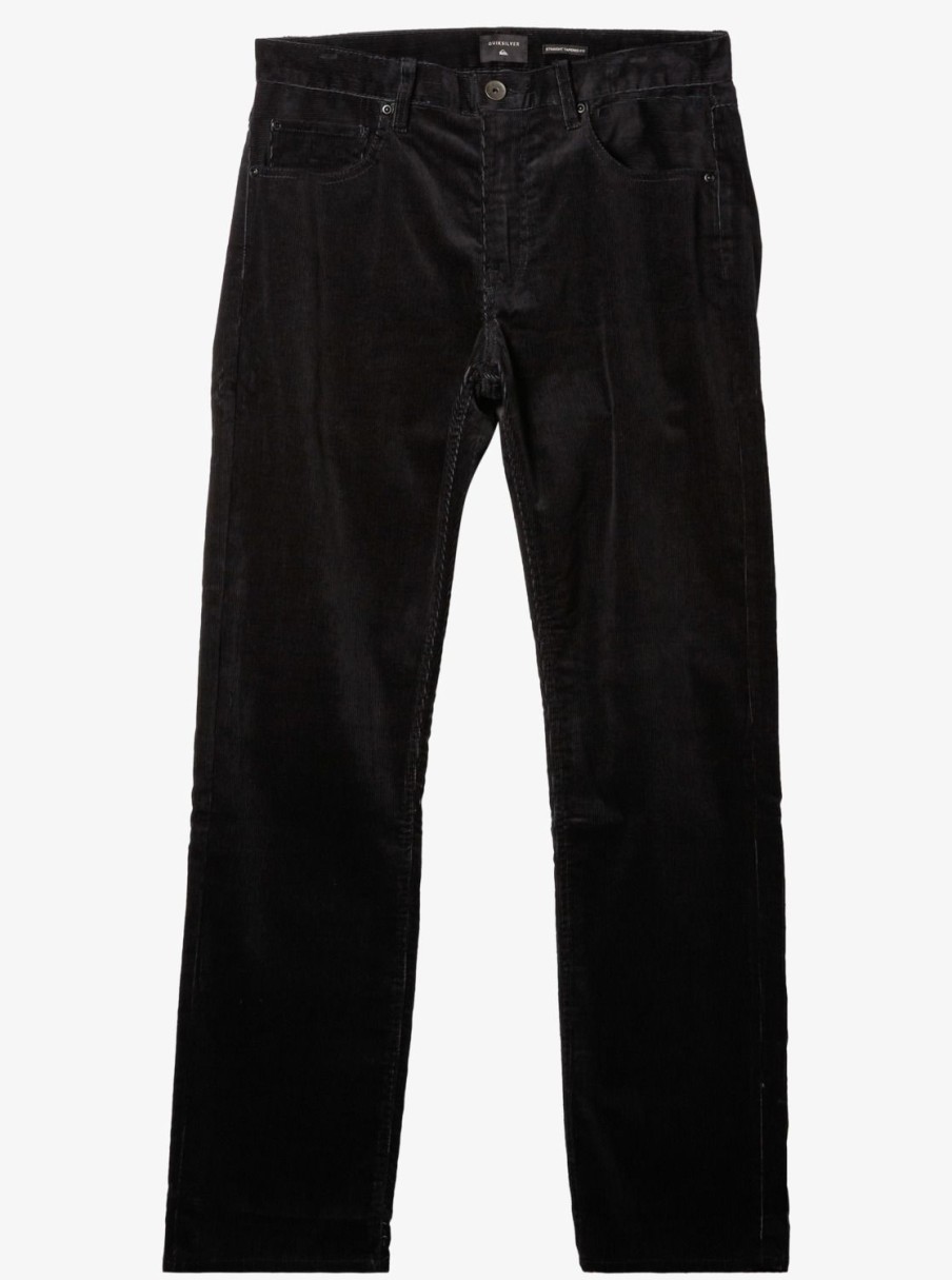 Mens Quiksilver Pants | Kracker Corduroy Pants Black