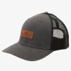 Mens Quiksilver Hats | Down The Hatch Trucker Hat Tarmac