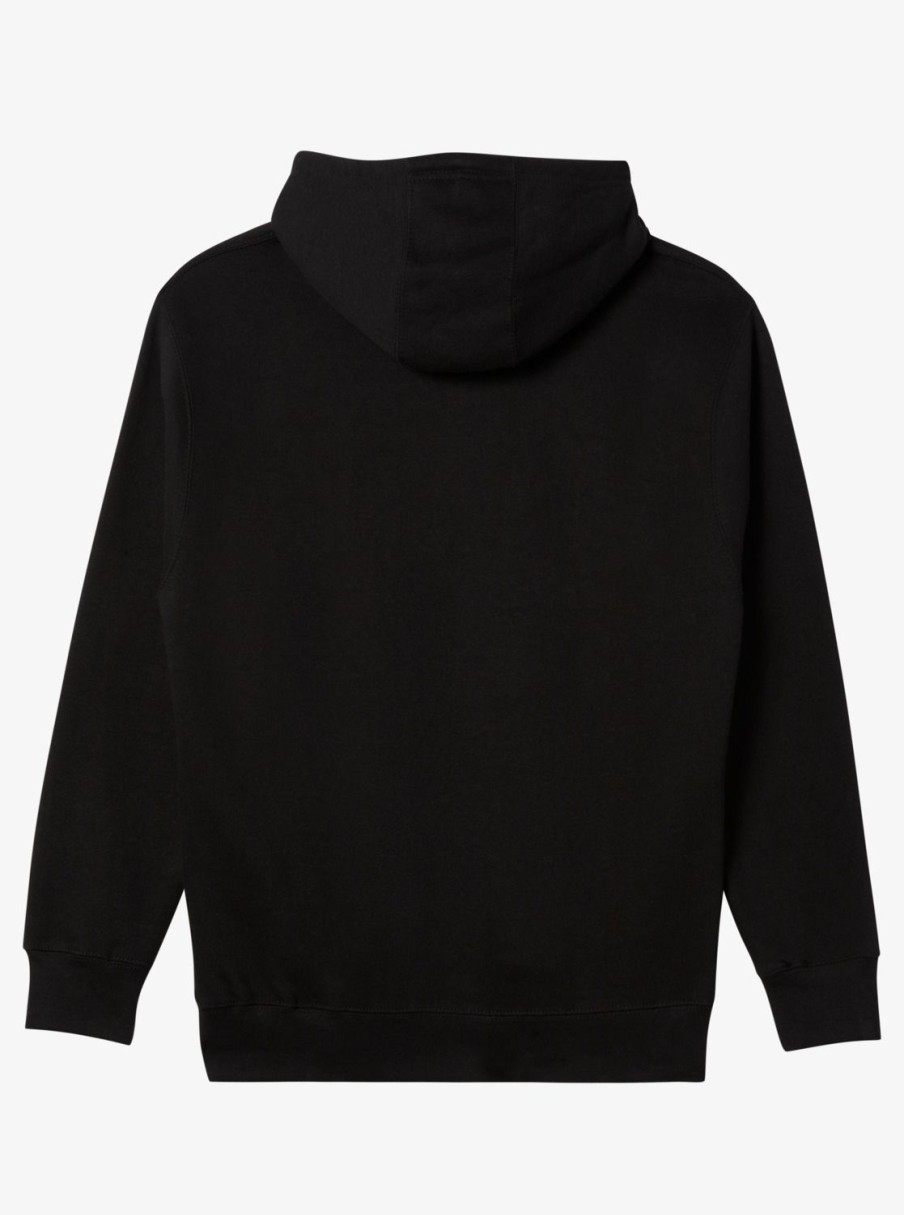 Mens Quiksilver Sweatshirts & Hoodies | E Rockin Hoodie Pullover Sweatshirt Black