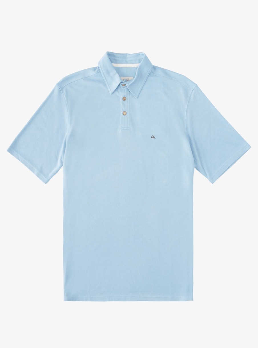 Waterman Quiksilver | Waterman Waterpolo Short Sleeve Polo Shirt Dusk Blue