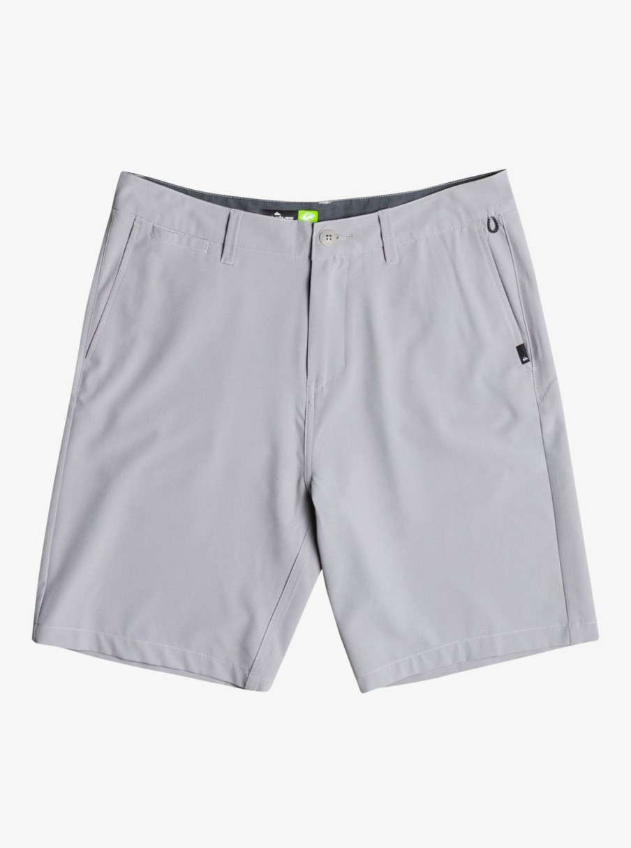 Mens Quiksilver Boardshorts | Ocean Union Amphibian 20" Hybrid Shorts Sleet