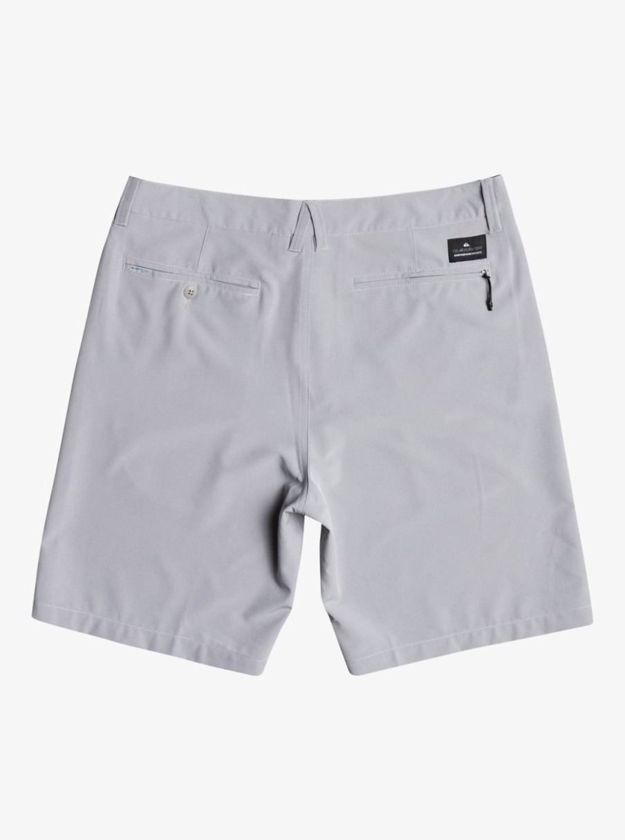 Mens Quiksilver Boardshorts | Ocean Union Amphibian 20" Hybrid Shorts Sleet