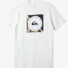 Mens Quiksilver Tees | Boardshort Linked T-Shirt White