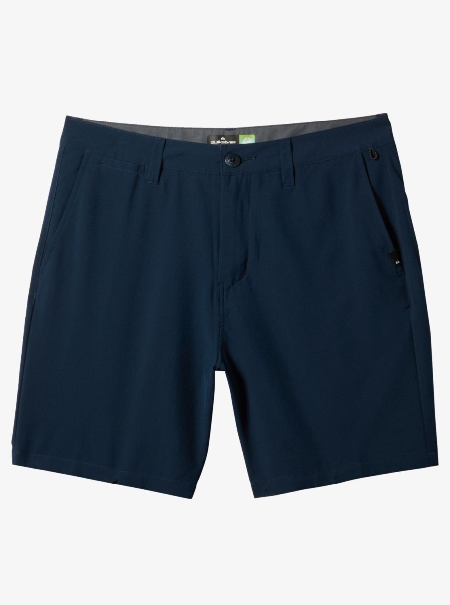 Mens Quiksilver Boardshorts | E Ocean Union 18" Amphibian Boardshorts Navy Blazer