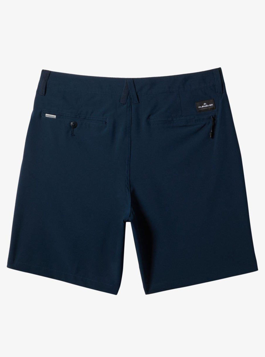 Mens Quiksilver Boardshorts | E Ocean Union 18" Amphibian Boardshorts Navy Blazer