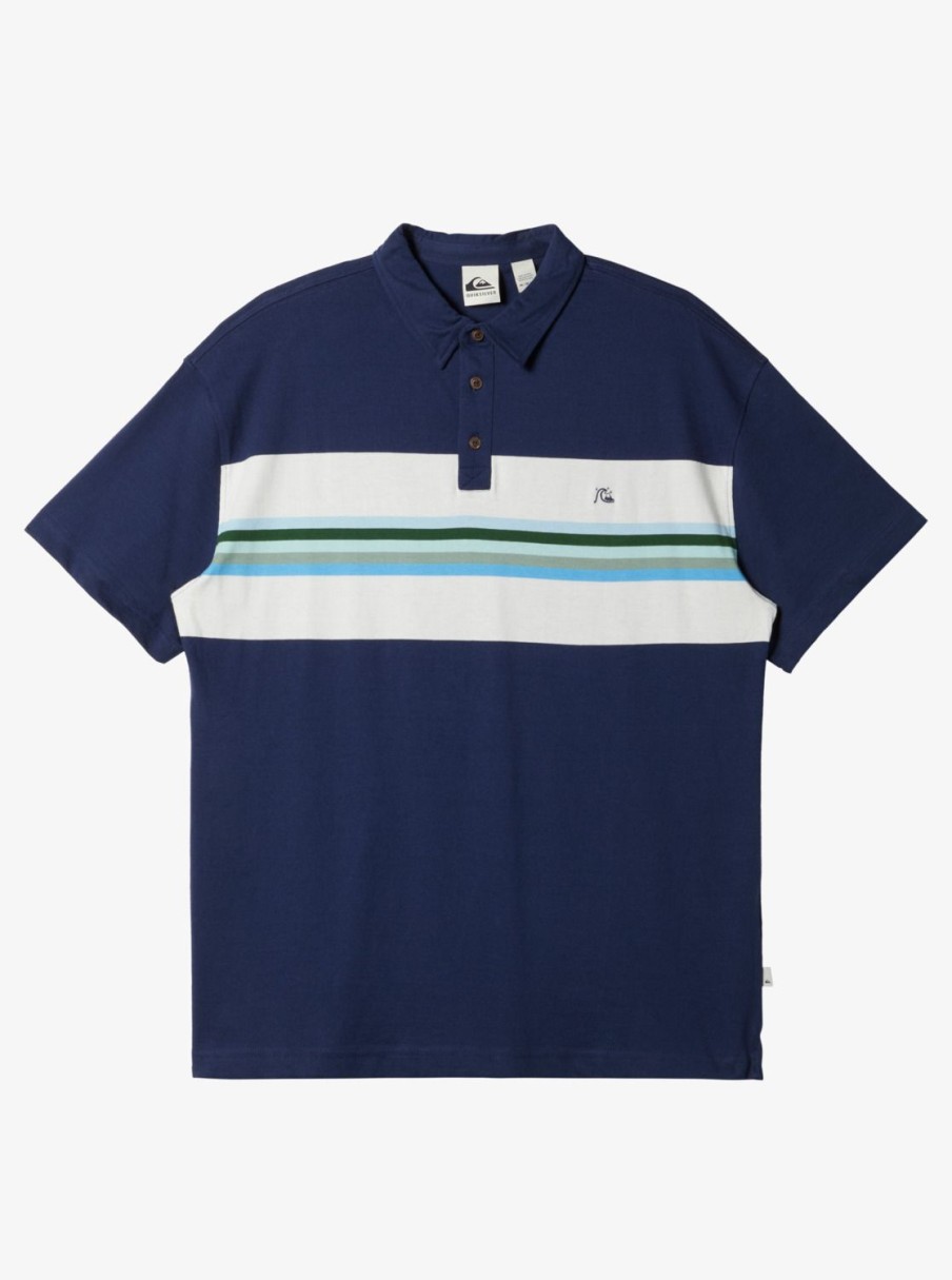 Mens Quiksilver Shirts & Polos | Alloy Days Short Sleeve Polo Shirt Alloy Days Naval Academy