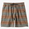 Mens Quiksilver Boardshorts | Taxer Print 18" Amphibian Boardshorts Horizon Birch Taxer