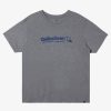 Mens Quiksilver Tees | Twinnies Mod T-Shirt Medium Grey Heather