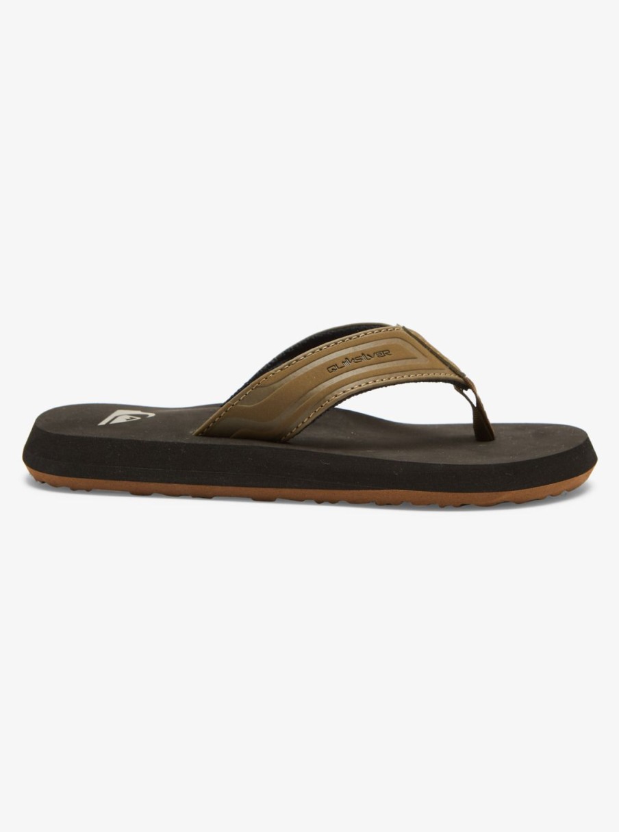 Boys Quiksilver Sandals | Boy'S 8-16 Monkey Wrench Core Sandals Tan 1