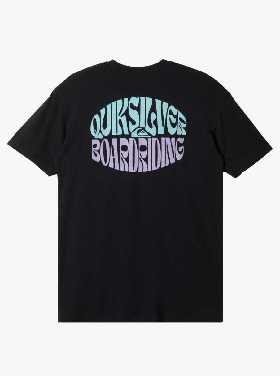 Mens Quiksilver Tees | Bold Move T-Shirt Black