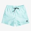 Mens Quiksilver Elastic Waist | Everyday 17" Volleys For Young Men Pastel Turquoise