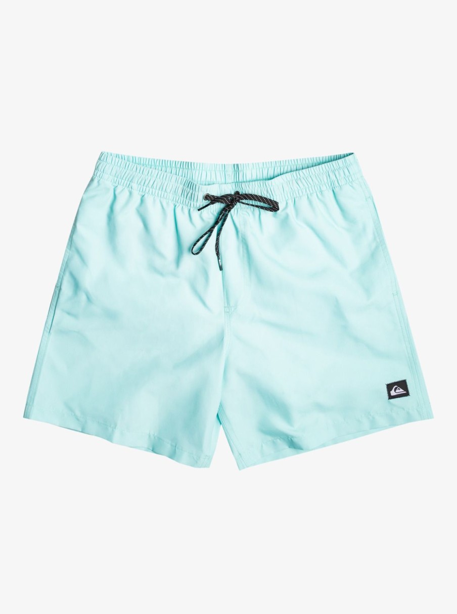 Mens Quiksilver Elastic Waist | Everyday 17" Volleys For Young Men Pastel Turquoise