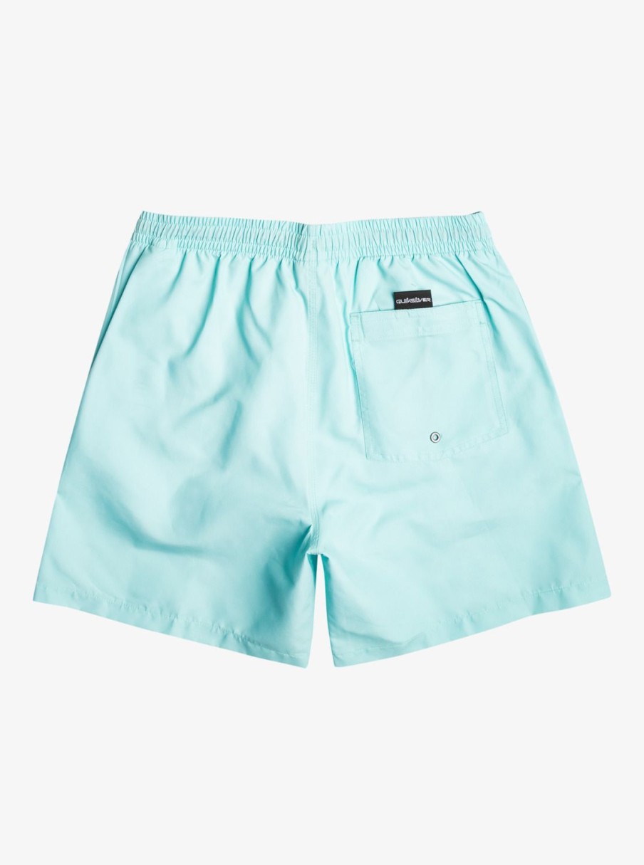 Mens Quiksilver Elastic Waist | Everyday 17" Volleys For Young Men Pastel Turquoise