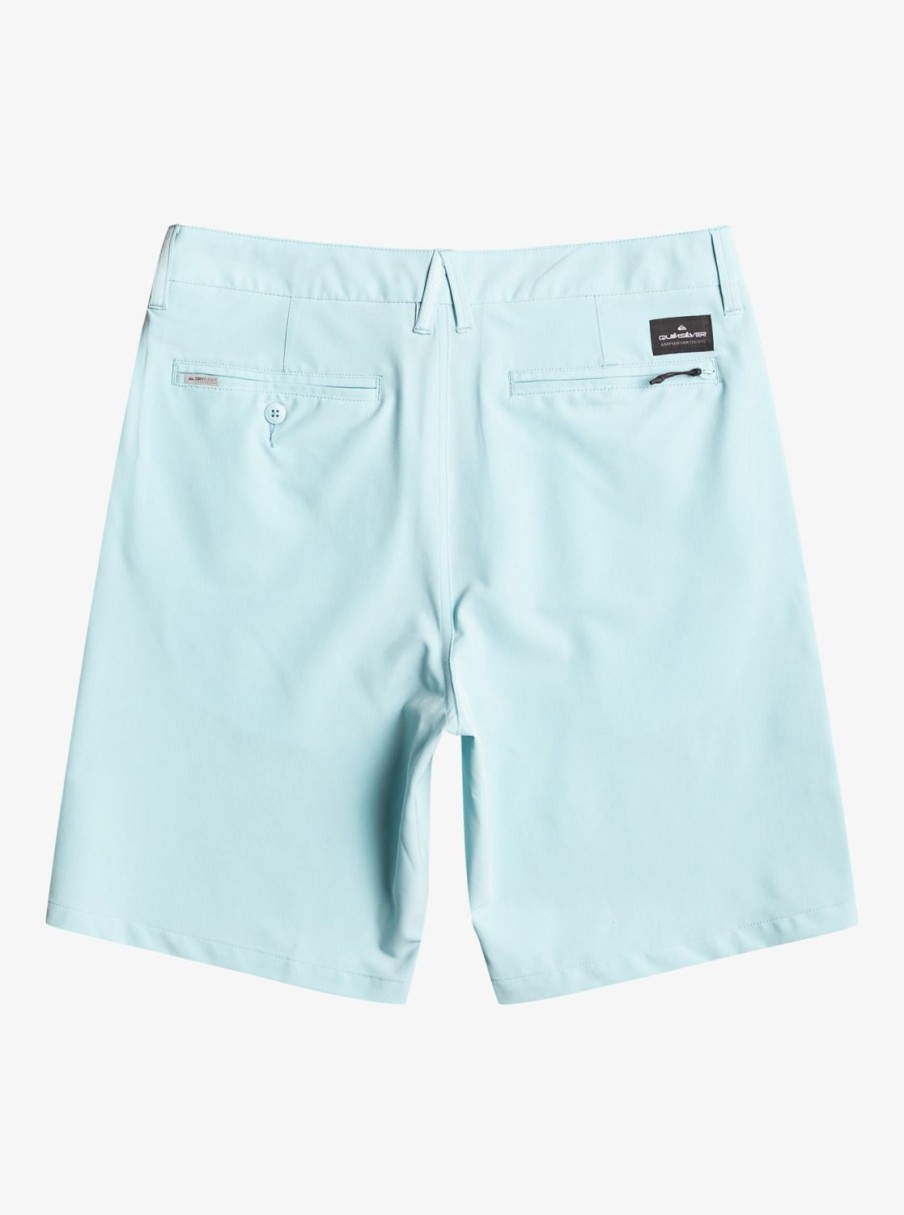 Mens Quiksilver Boardshorts | Ocean Union Amphibian 20" Hybrid Shorts Sky Blue