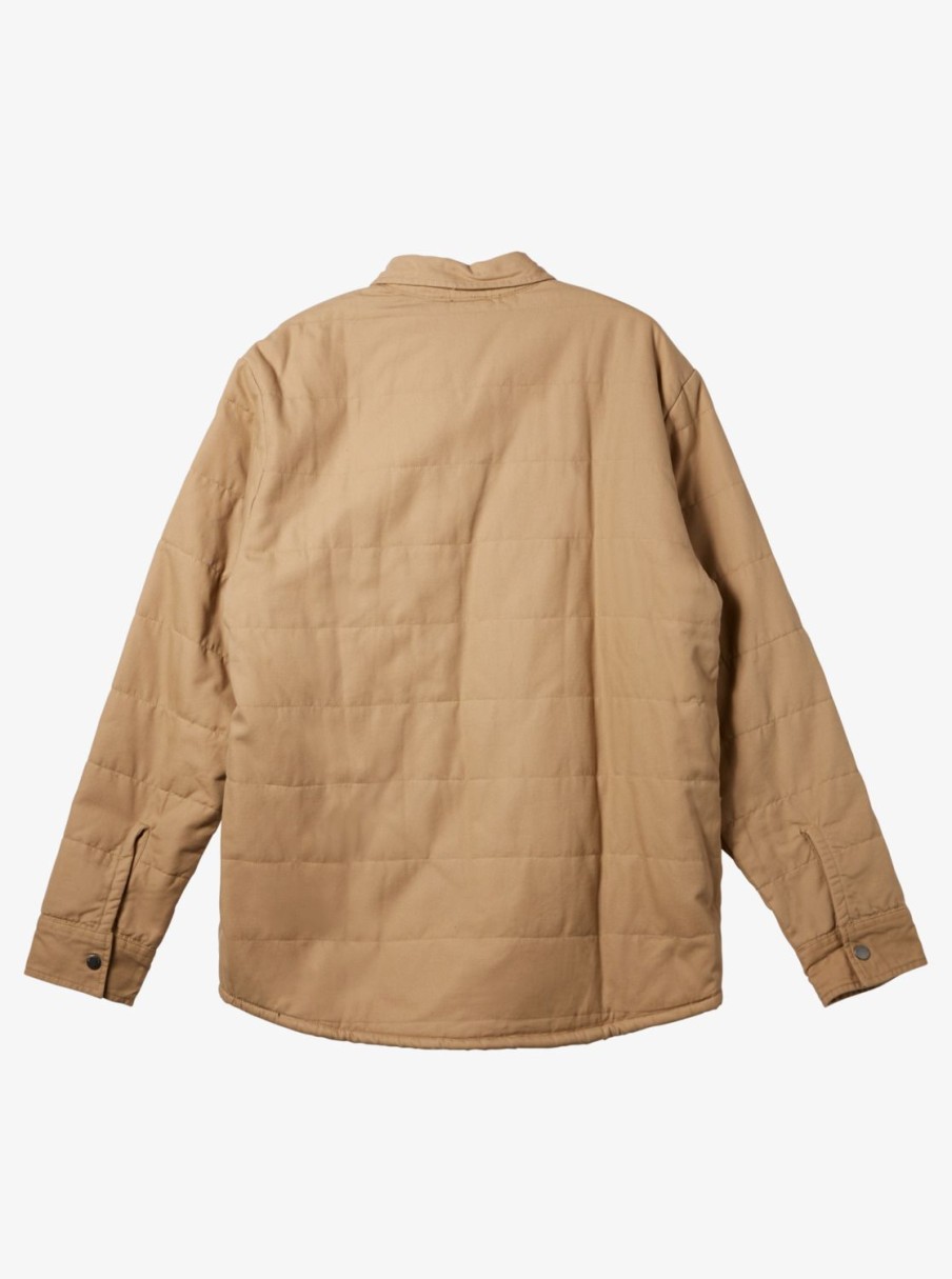 Mens Quiksilver Jackets | Downrail Upd Canvas Jacket Plage