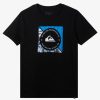 Boys Quiksilver Tees | Boy'S 8-16 Boardshort Linked T-Shirt Black