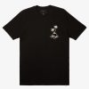 Mens Quiksilver Tees | Skull Island T-Shirt Black