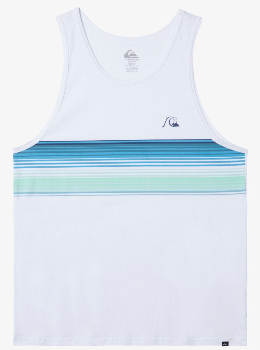 Mens Quiksilver Tees | Swell Vision Tank Mj0 T-Shirt White